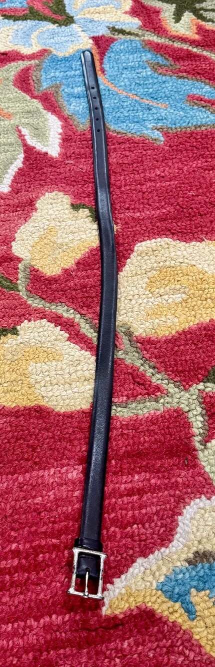 Banana Republic Genuine Italian Leather Slim Belt, Made in USA, XS